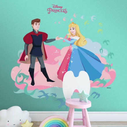 Sleeping Beauty and Prince Fillip! Αυτοκόλλητο Τοίχου