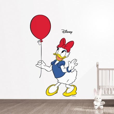 Daisy Duck with the balloon