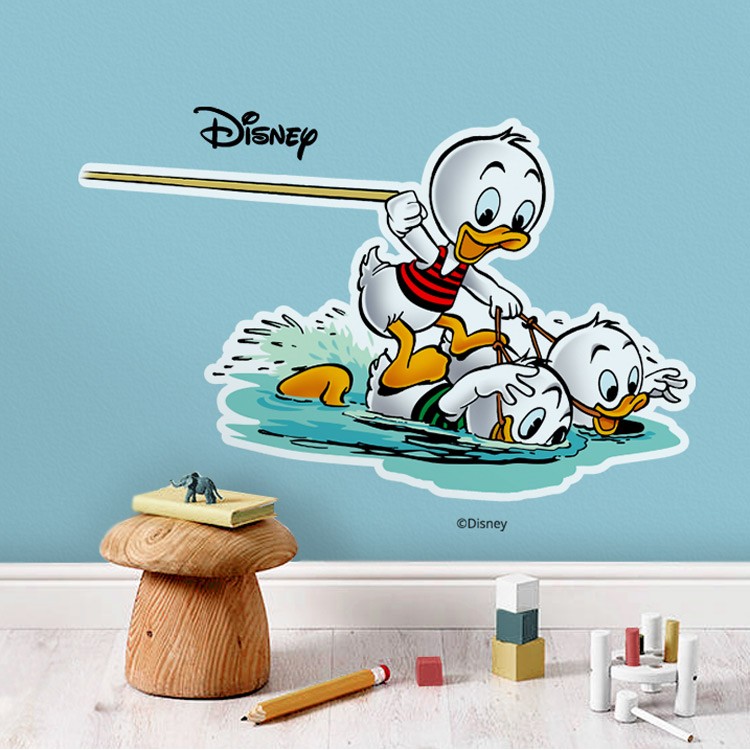 Αυτοκόλλητο Τοίχου Huey, Dewey, and Louie Duck