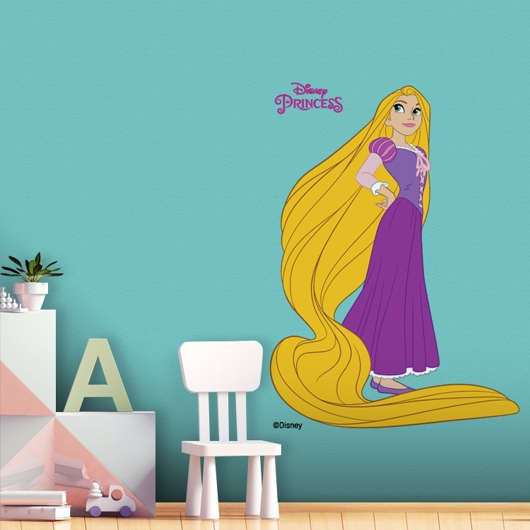Αυτοκόλλητο Τοίχου Rapunzel η αγωνίστρια, Princess