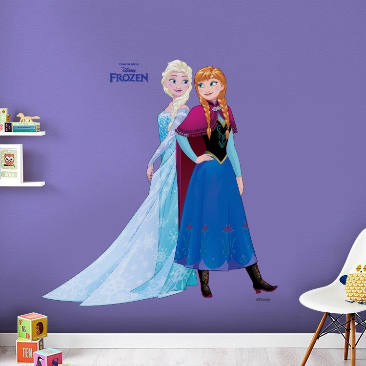 Αυτοκόλλητο Τοίχου Beautiful sisters, Frozen