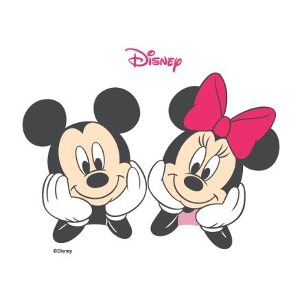 Mickey and Minnie Mouse - Αυτοκόλλητο Τοίχου