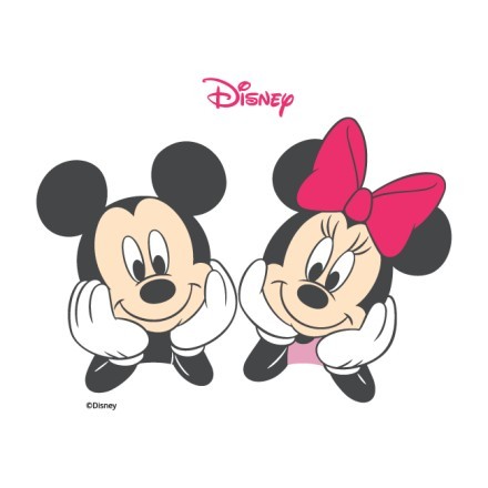 Mickey and Minnie Mouse