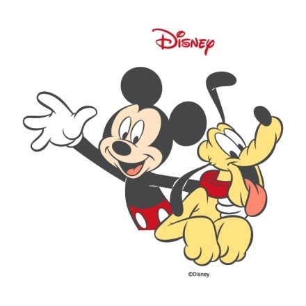 Mickey and Pluto!