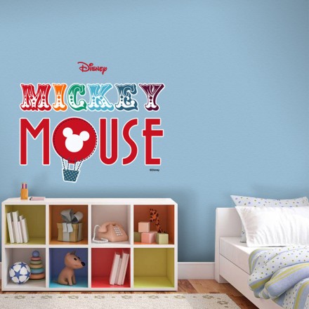 Mickey Mouse airballon! Αυτοκόλλητο Τοίχου