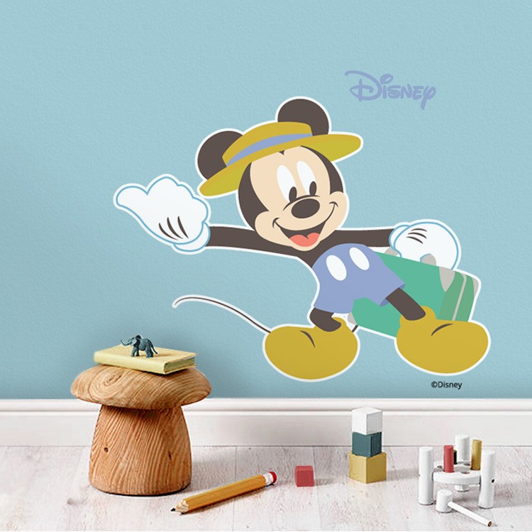 Αυτοκόλλητο Τοίχου Ο Mickey ταξιδεύει, Mickey Mouse