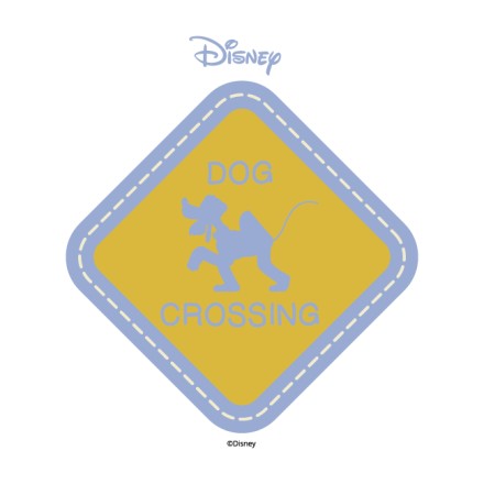 Dog Crossing , Pluto!