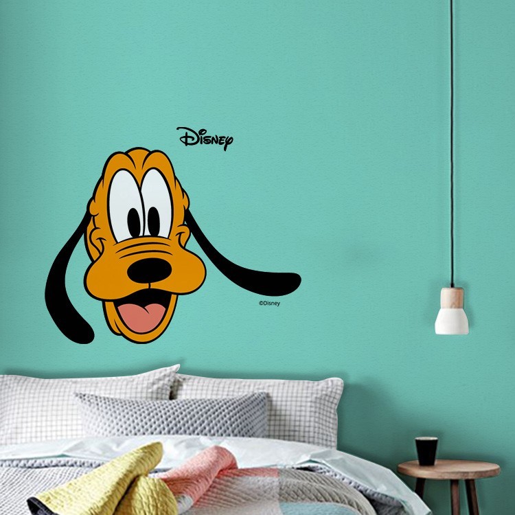 Αυτοκόλλητο Τοίχου Pluto, Mickey Mouse