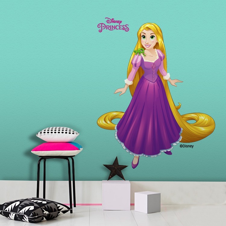 Αυτοκόλλητο Τοίχου Rapunzel,Princess