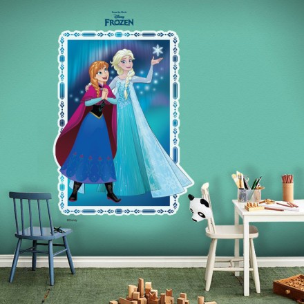 Anna and Elsa, Frozen Αυτοκόλλητο Τοίχου