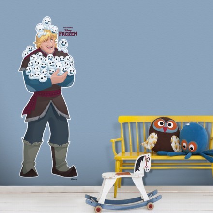 Ο Κρίστοφ με χιονόμπαλες! Αυτοκόλλητο Τοίχου