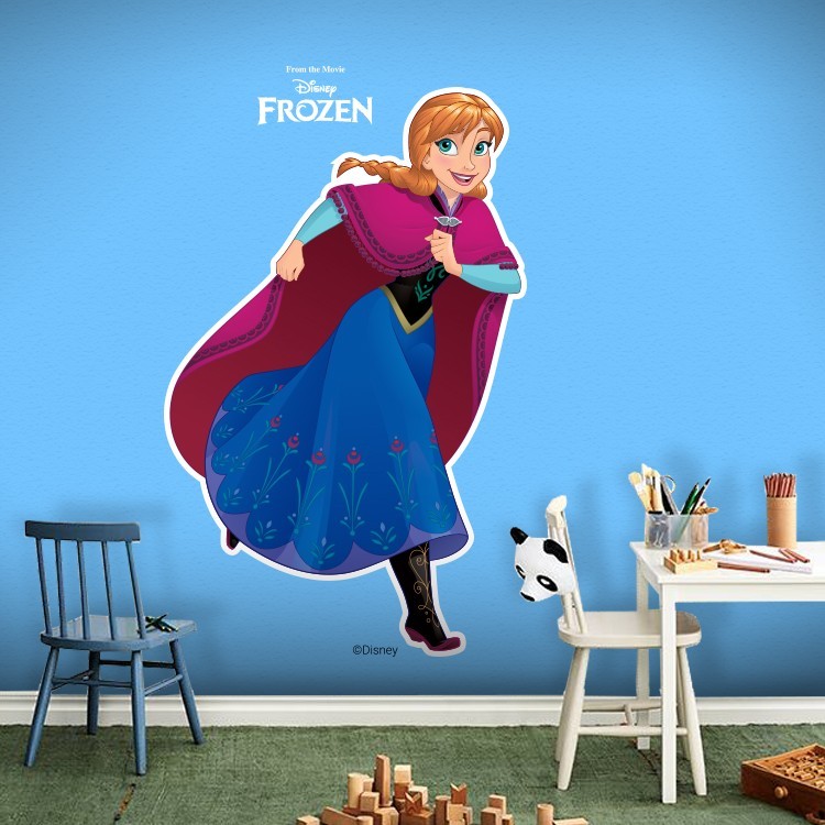 Αυτοκόλλητο Τοίχου Η Άννα τρέχει, Frozen!