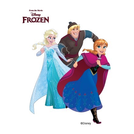 Kristoff, Elsa and Anna, Frozen!