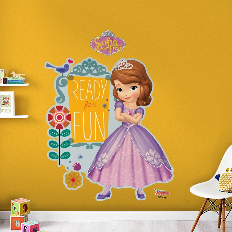 Αυτοκόλλητο Τοίχου Ready for fun, Sofia the First