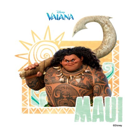 Maui is happy, Moana