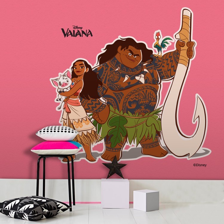 Αυτοκόλλητο Τοίχου Family Moana's