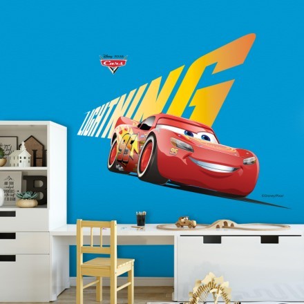 Lightning McQueen! Αυτοκόλλητο Τοίχου