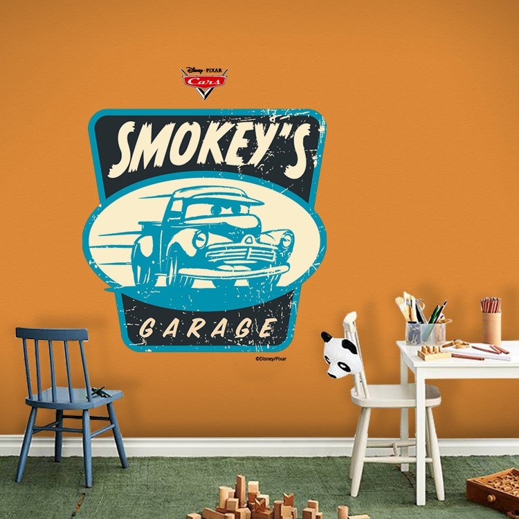 Αυτοκόλλητο Τοίχου Smokey's Garage, Cars
