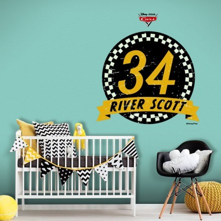 34 River Scott, Cars Αυτοκόλλητο Τοίχου