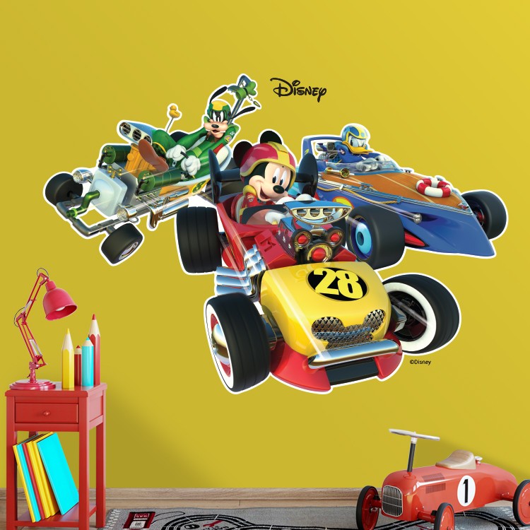 Αυτοκόλλητο Τοίχου Mickey-Goofy-Donald