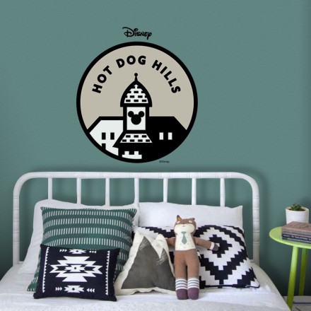 Hot dog hills, Mickey Mouse Αυτοκόλλητο Τοίχου