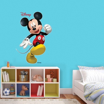 Mickey run!! Αυτοκόλλητο Τοίχου