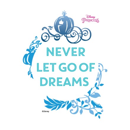 Never let go of dreams, Princess