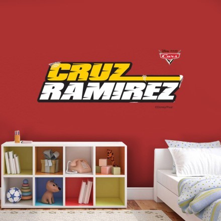 Fast Cruz Ramirez, Cars Αυτοκόλλητο Τοίχου