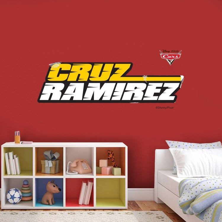 Αυτοκόλλητο Τοίχου Fast Cruz Ramirez, Cars