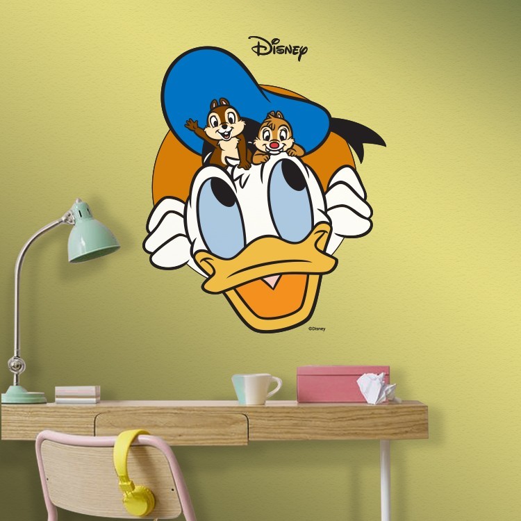 Αυτοκόλλητο Τοίχου Chip and Dale, Donald Duck!