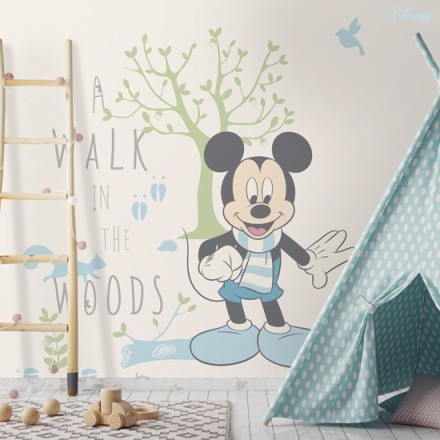A walk in the woods, Mickey Mouse Ταπετσαρία Τοίχου