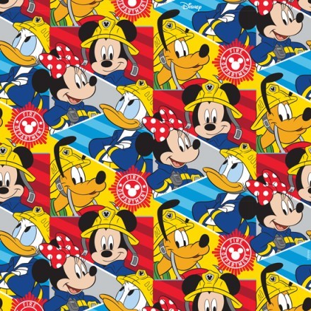 Fire department, Mickey, Minnie Mouse,Pluto, Donald duck!