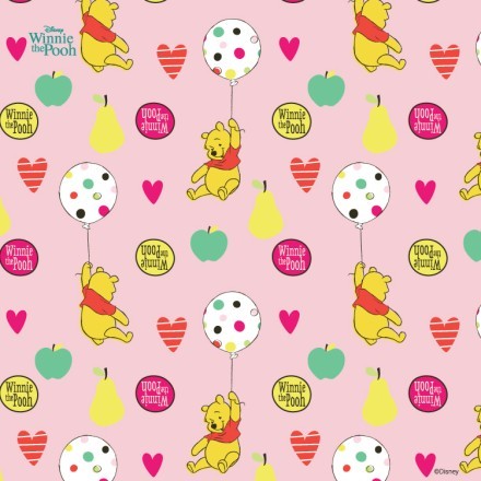Ballon, Hearts Pattern, Winnie the Pooh