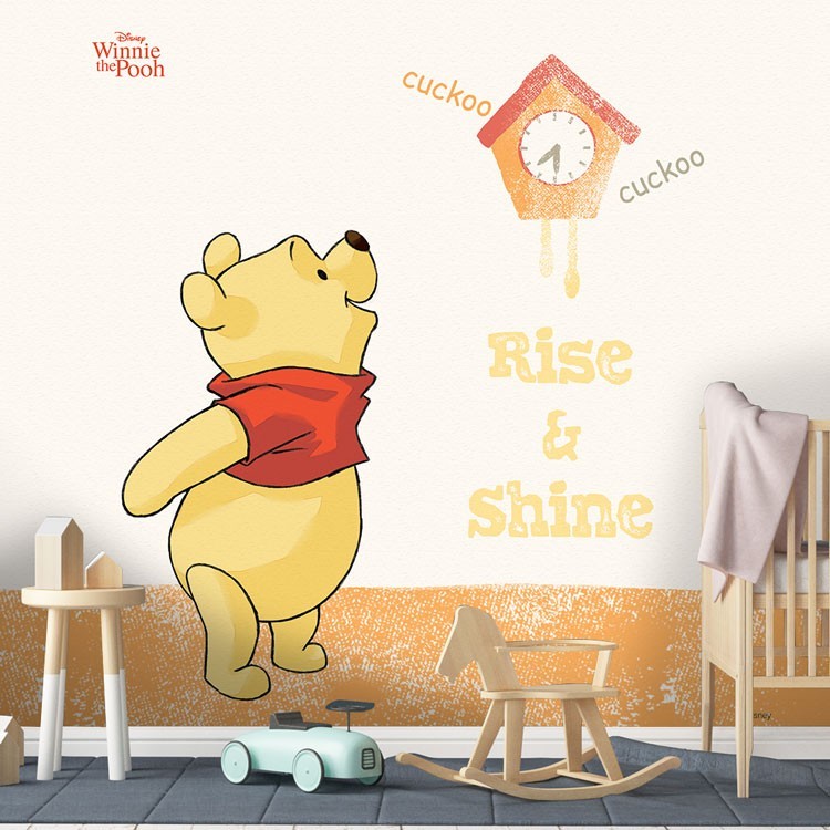 Ταπετσαρία Τοίχου Rise and Shine, Winnie the Pooh