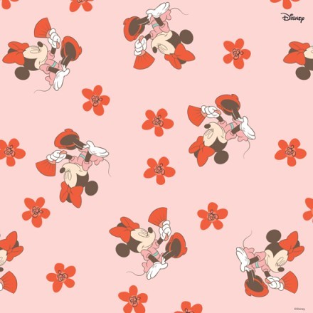 Minnie Mouse with flowers