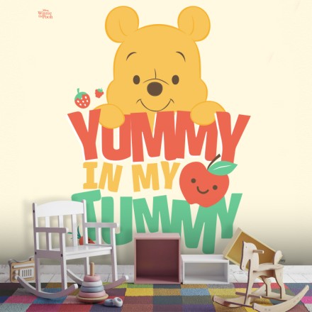 Yummy in my Tummy, Winnie the Pooh Ταπετσαρία Τοίχου