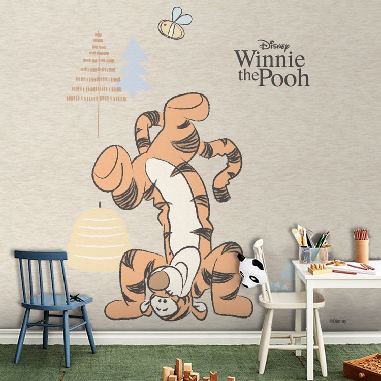 Ταπετσαρία Τοίχου Tiger, Winnie The Pooh
