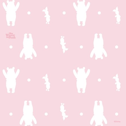 Pink White Pattern, Winnie the Pooh