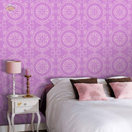 Sofia the first pattern Ταπετσαρία Τοίχου