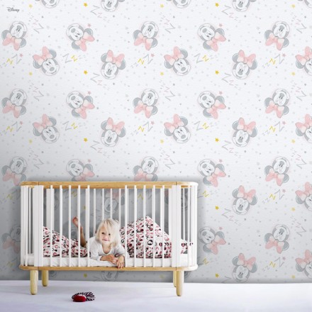 H Μinnie Mouse νυστάζει! Ταπετσαρία Τοίχου
