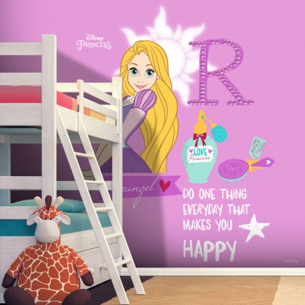 Do one thing every day that makes you happy, Rapunzel Ταπετσαρία Τοίχου