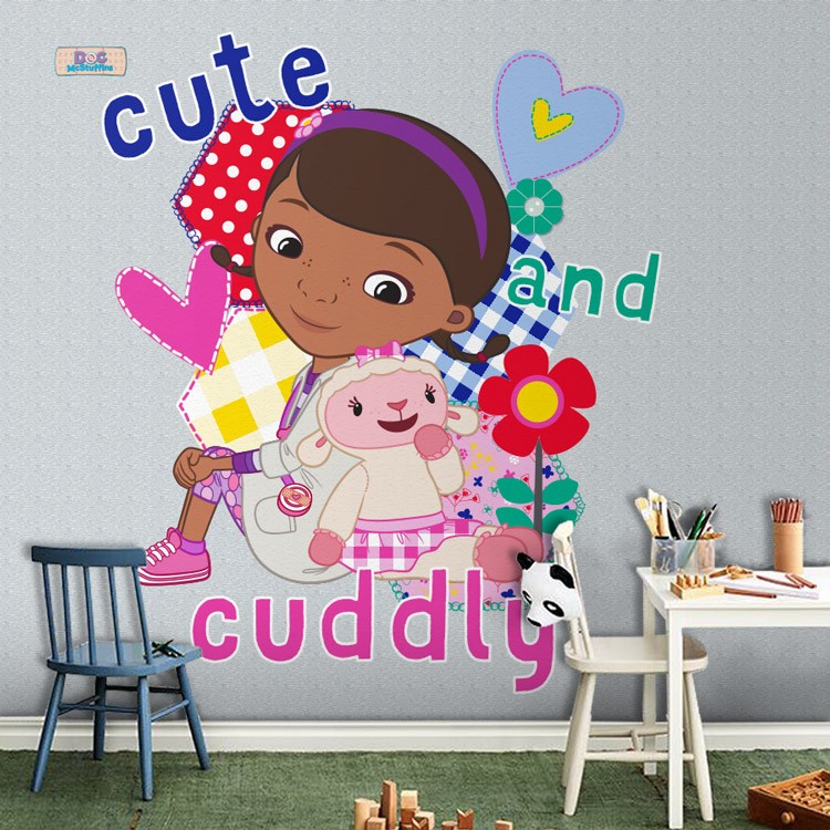 Ταπετσαρία Τοίχου Cute and cundy, Doc Mc Stuffins