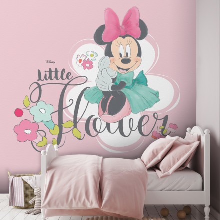 Little Minnie Flowers, Minnie Mouse! Ταπετσαρία Τοίχου