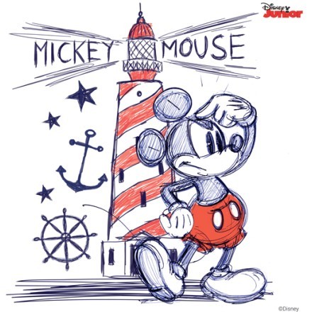 Ο Mickey Mouse δίπλα στον φάρο!