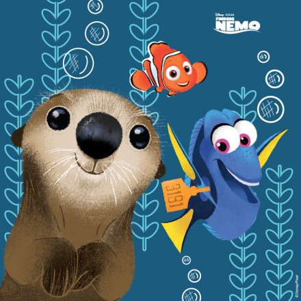 Otters, Nemo, Dory