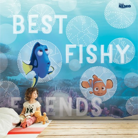 Best Fishy Friends, Finding Dory Ταπετσαρία Τοίχου