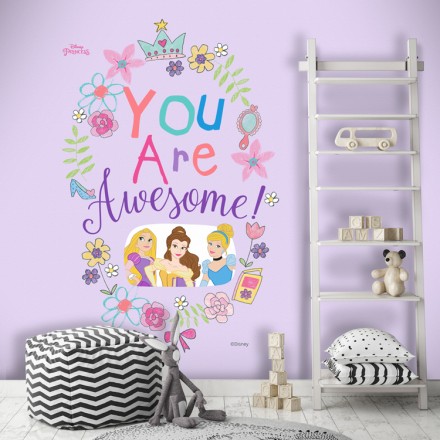 You are awesome, Princess! Ταπετσαρία Τοίχου