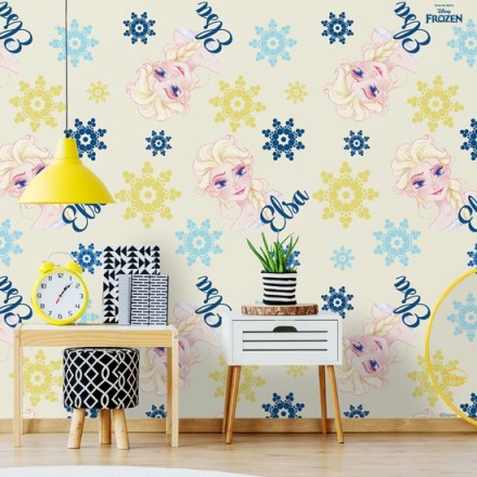 Elsa, pattern (Frozen) Ταπετσαρία Τοίχου