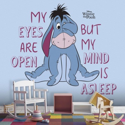 My eys are open but my mind is asleeps, Winnie the Pooh Ταπετσαρία Τοίχου