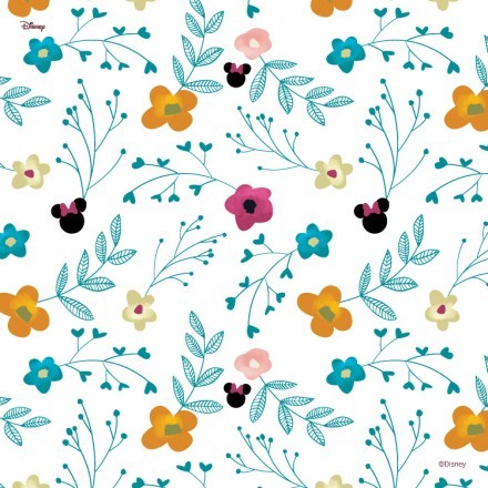 Floral pattern, Minnie Mouse!